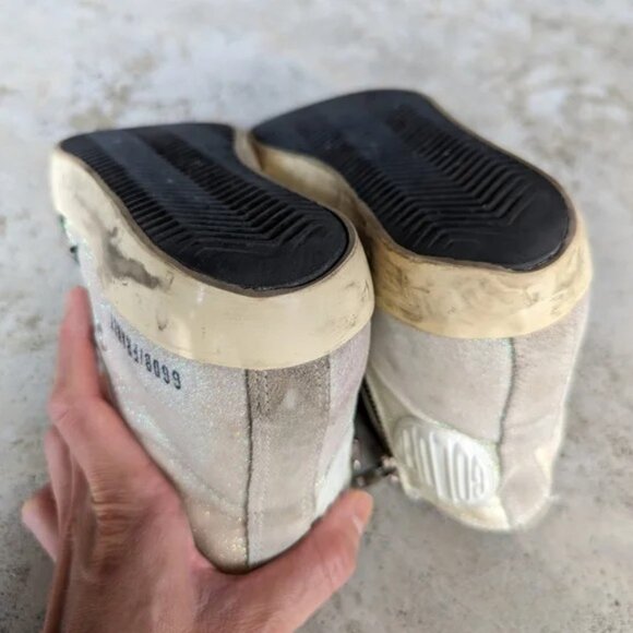 Golden Goose Glitter Francy High Top Sneakers - Picture 10 of 15